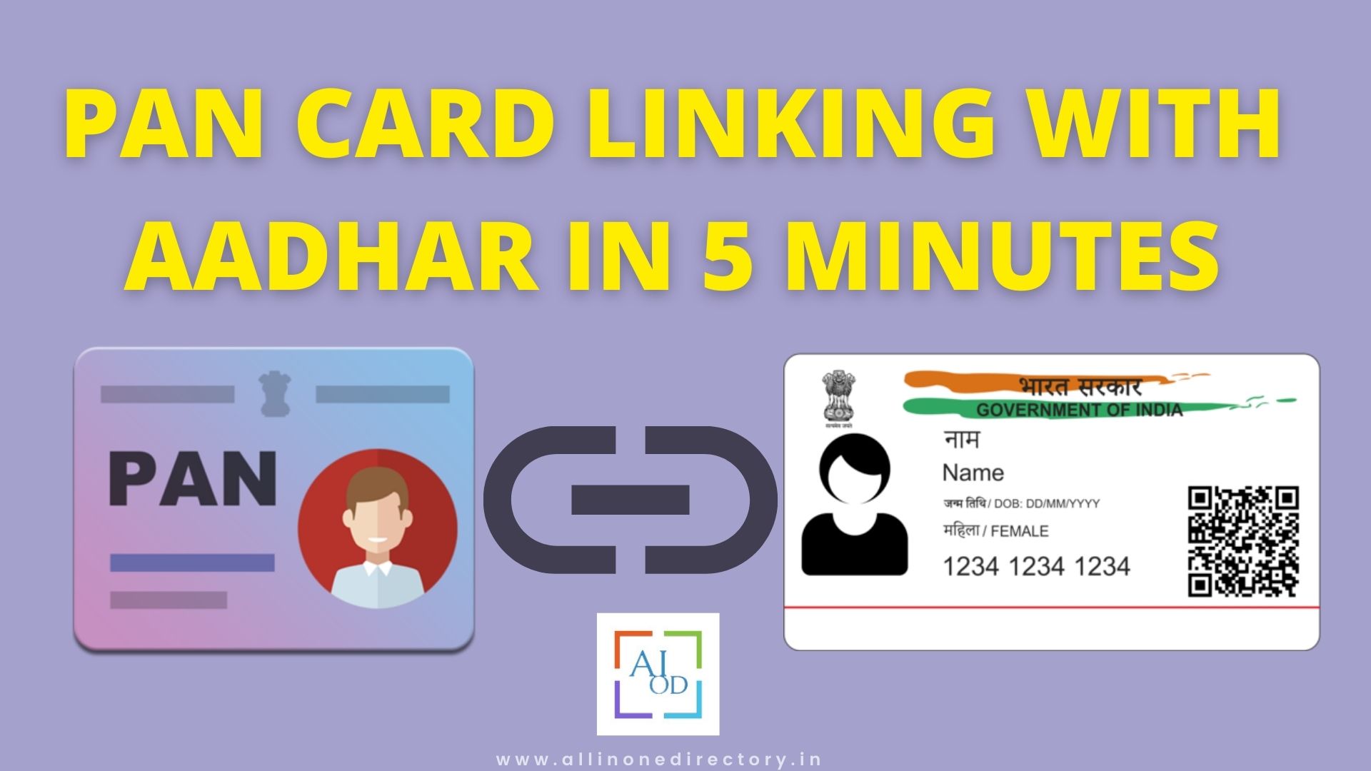 Pan Card Linking With Aadhar In 5 Minutes All In One Directory 8893